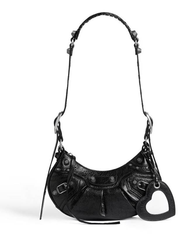 Le Cagole XS Lambskin Shoulder Bag Black - BALENCIAGA - BALAAN 10