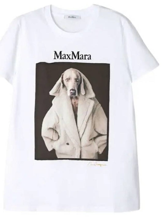 Barido Cotton T Shirt Short Sleeve Women s Tee - MAX MARA - BALAAN 1