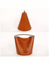 16 Logo Calfskin Bucket Bag Brown - CELINE - BALAAN 4