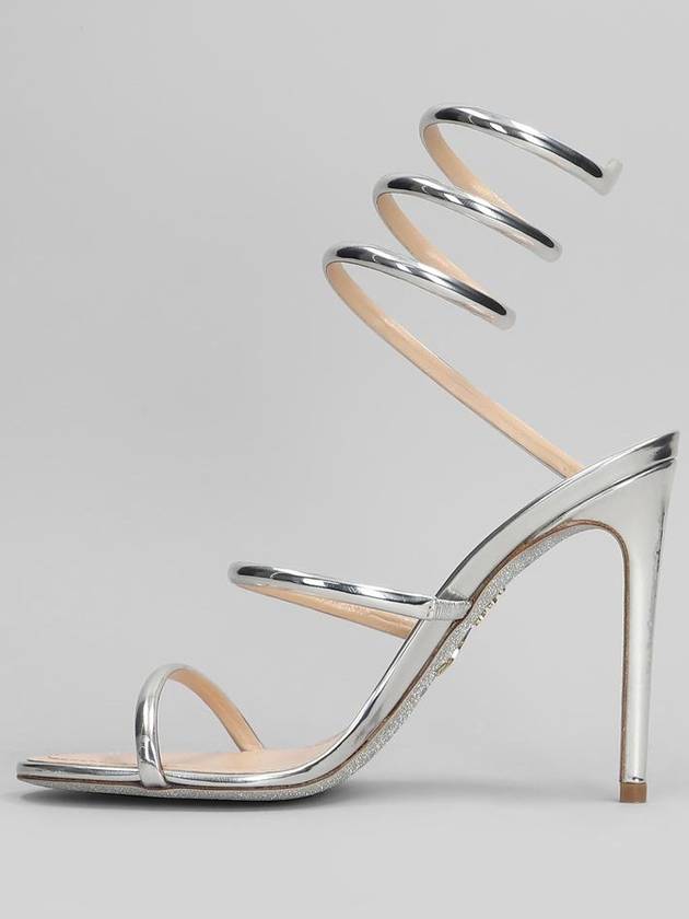 René Caovilla Cleo Metallic Sandals - RENE CAOVILLA - BALAAN 3