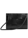 Intrecciato Cassette Mini Cross Bag Black - BOTTEGA VENETA - BALAAN 4