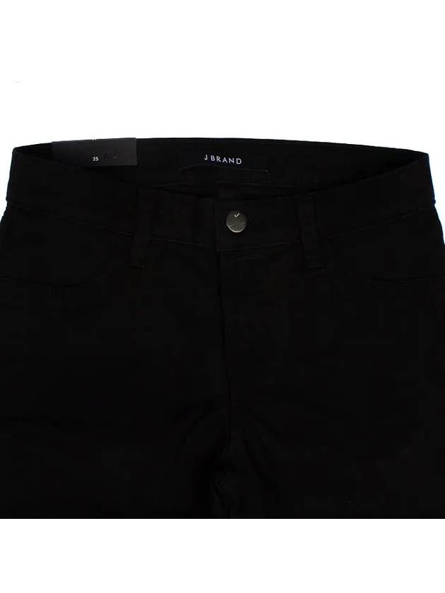 J Brand CROPPED ZIP Zipper Skinny Black 83520K120 - J BRAND - BALAAN 10