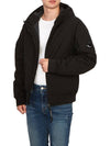 Pro-Tech Ribbed Hooded Jacket Black - CP COMPANY - BALAAN 7