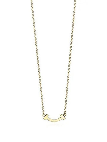 Smile Pendant Necklace Gold - TIFFANY & CO. - BALAAN 1