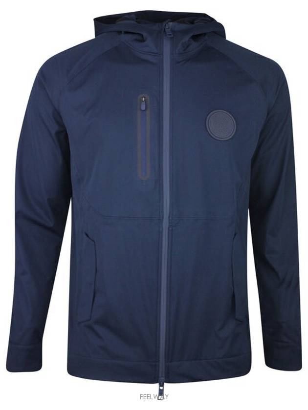 Men's Repeller Soft Shell Hooded Jacket Navy - G/FORE - BALAAN 5