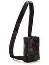 Cassette Mini Cross Bag Black - BOTTEGA VENETA - BALAAN 4