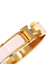 Hermes H700001 Blanc White Rose Gold Click Ache PM Bracelet - HERMES - BALAAN 6