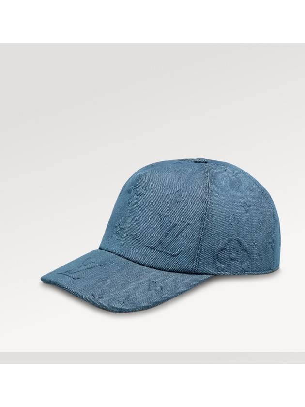 hat men monogram constellation cap blue denim - LOUIS VUITTON - BALAAN 6