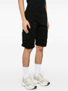 Stretch Satin Cargo Shorts Black - CP COMPANY - BALAAN 5