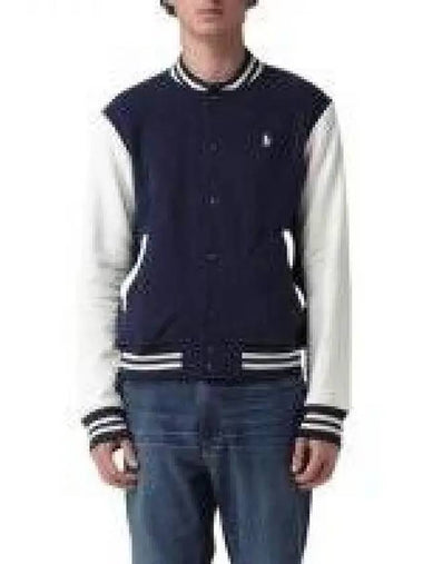 Wimbledon double knit baseball jacket navy 1236277 - POLO RALPH LAUREN - BALAAN 1