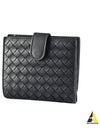 Intrecciato Half Wallet Black - BOTTEGA VENETA - BALAAN 2