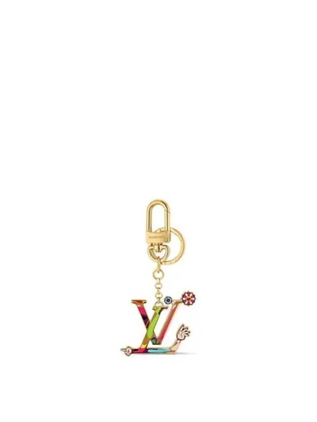 LV Iconic Superflat Key Holder Gold - LOUIS VUITTON - BALAAN 3