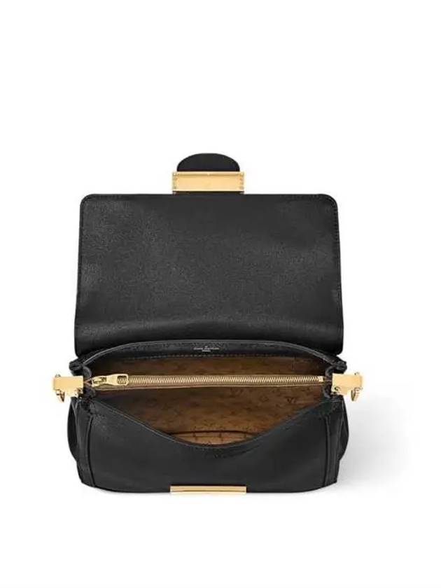 Dauphine Soft MM Shoulder Bag Black - LOUIS VUITTON - BALAAN 4