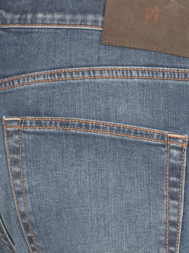 Tapered Denim Jeans Blue - PT TORINO - BALAAN 4