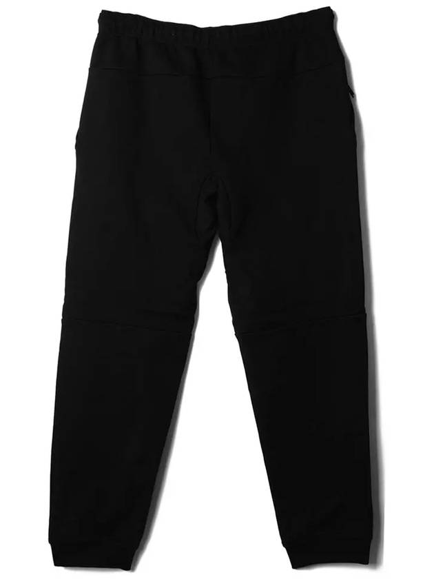 Diagonal Raised Fleece Lens Wappen Track Pants Black - CP COMPANY - BALAAN 4