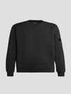 Diagonal raised fleece sweatshirt black 15CMSS022A005086W999 - CP COMPANY - BALAAN 2