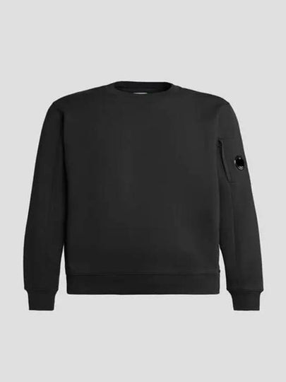 Diagonal raised fleece sweatshirt black 15CMSS022A005086W999 - CP COMPANY - BALAAN 2