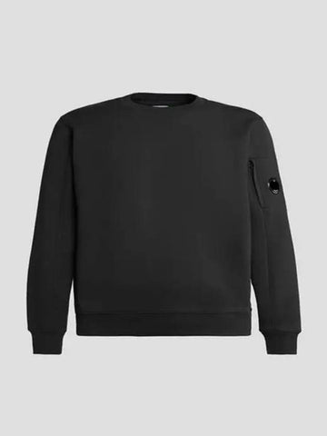 Diagonal raised fleece sweatshirt black 15CMSS022A005086W999 - CP COMPANY - BALAAN 1