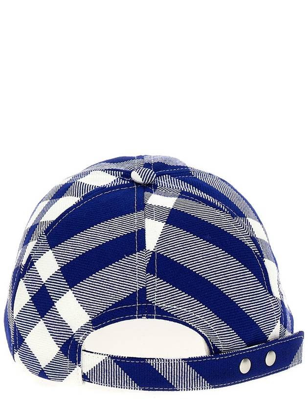 Check Ball Cap Blue - BURBERRY - BALAAN 4