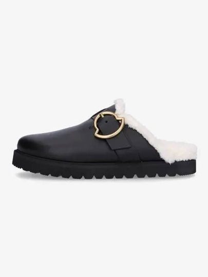 Leather Bell Mules Black - MONCLER - BALAAN 2