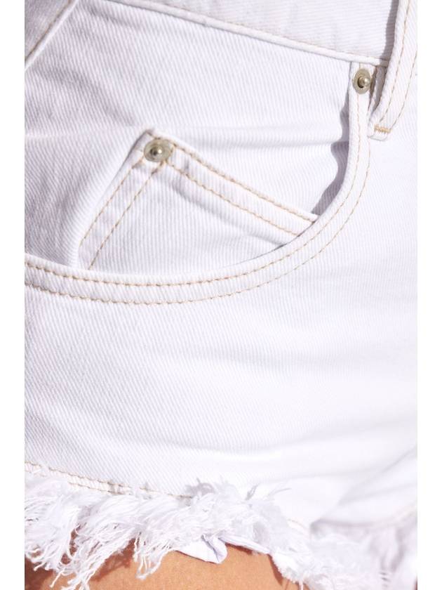 Isabel Marant ‘Eneidao’ Denim Shorts, Women's, White - ISABEL MARANT - BALAAN 5