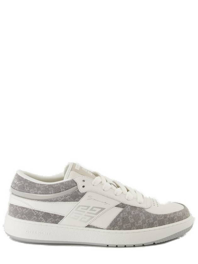 G Move Panel Leather Low Top Sneakers Grey - GIVENCHY - BALAAN 1