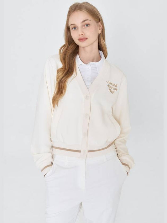 Aiming stretch cardigan cream - GOXO - BALAAN 1