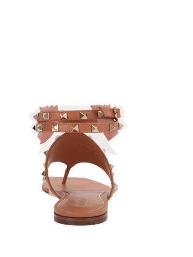 Women's Flat Sandals Brown - VALENTINO - BALAAN 3