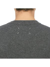 Crew Neck Cashmere Knit Top Grey - MAISON MARGIELA - BALAAN 8