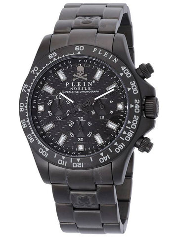 Philipp Plein Nobile Chronograph Quartz Crystal Black Dial Men's Watch PWCAA0621 - PHILIPP PLEIN - BALAAN 1