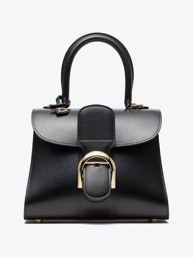 Brillant Mini Box Tote Bag Black - DELVAUX - BALAAN 2