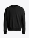 Men's CALEB BASIC Sweatshirt Black PM FLE BF01 541 - PARAJUMPERS - BALAAN 1