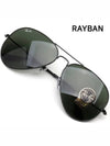 Eyewear Aviator Metal Large Sunglasses Black Green - RAY-BAN - BALAAN 3