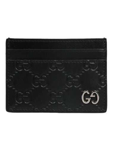 Signature Card Wallet Black - GUCCI - BALAAN 1