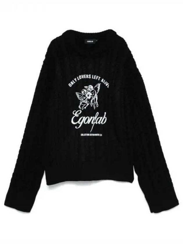 Egonlab graphic printing knit 271373 - EGONLAB - BALAAN 1