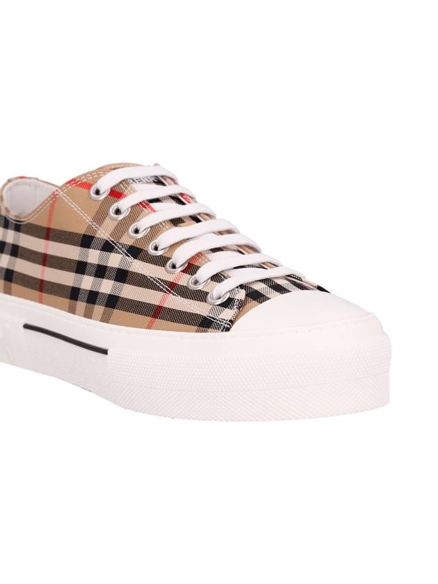 Vintage Check Cotton Sneakers Archive Beige - BURBERRY - BALAAN 6