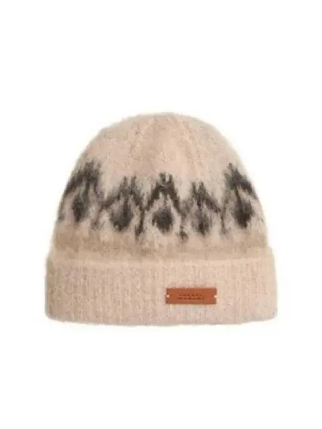 Darana Wool Blend Beanie Nude - ISABEL MARANT - BALAAN 2