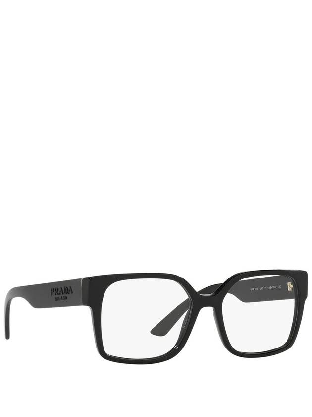 Eyewear Polished Effect Square Frame Glasses - PRADA - BALAAN 3