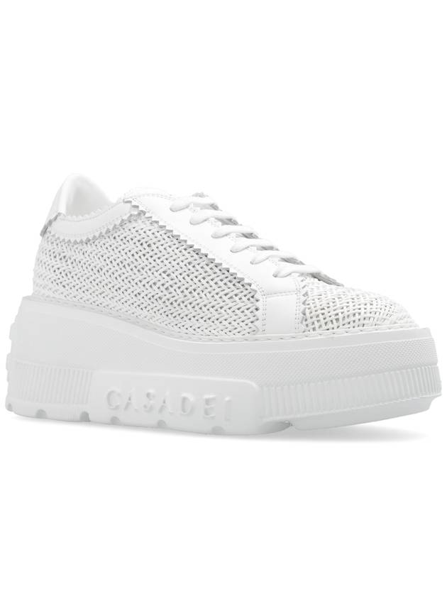 Casadei ‘Nexus Hanoi’ Platform Sneakers, Women's, White - CASADEI - BALAAN 4