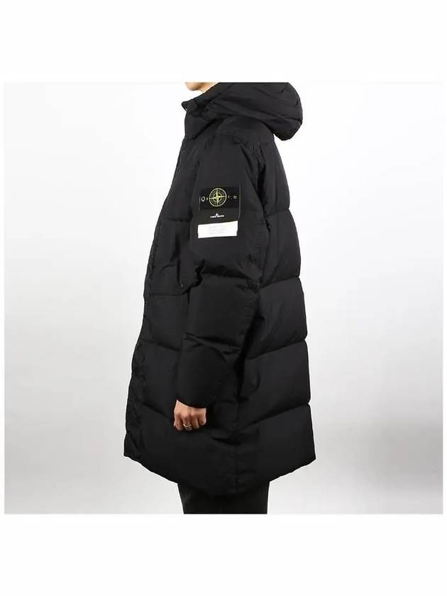 Wappen Patch Crinkle Labs Padding Black - STONE ISLAND - BALAAN 4