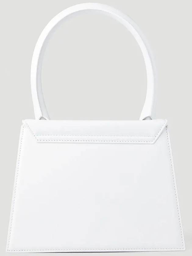 Jacquemus Grand Chiquito Grand Chiquito leather tote bag white - JACQUEMUS - BALAAN 3