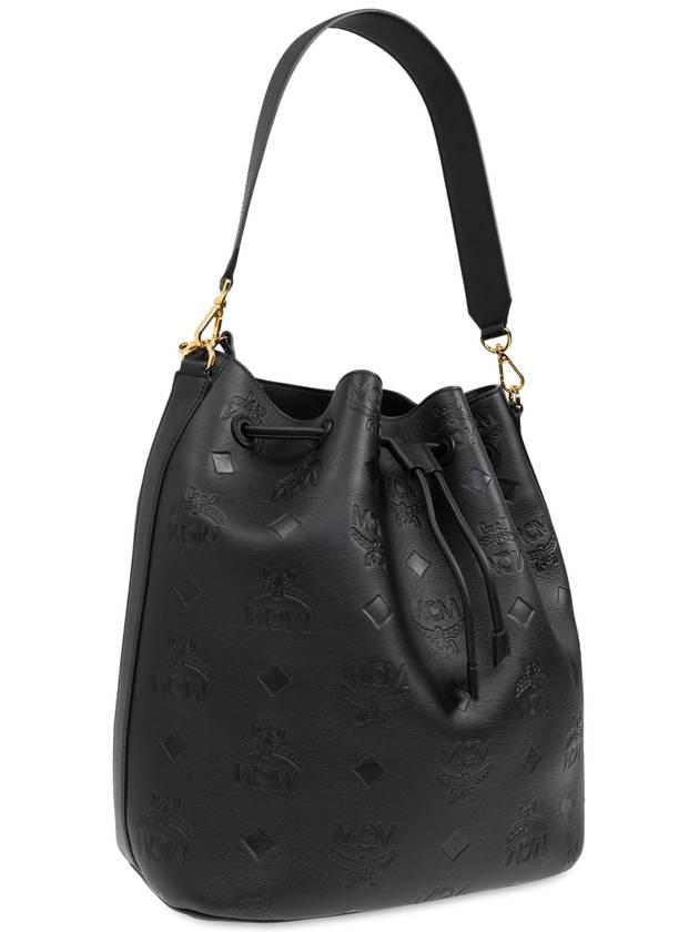 MCM Dessau Bucket Bag, Women's, Black - MCM - BALAAN 4