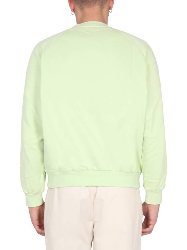 Embroidered Logo Crew Neck Sweatshirt Green - SUNNEI - BALAAN 4