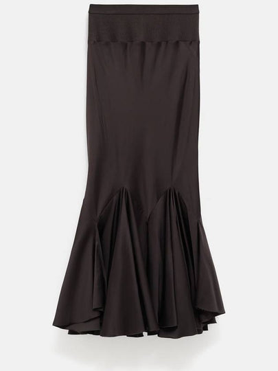 Women s Midi H Line Skirt Brown - RICK OWENS - BALAAN 2