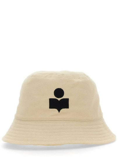 Haley Embroidered Logo Bucket Hat Ivory - ISABEL MARANT - BALAAN 2