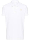 Men's Logo Patch Polo Shirt White - MONCLER - BALAAN 1