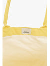 Yenky Embroidered Logo Large Shopper Tote Bag Yellow - ISABEL MARANT - BALAAN 6
