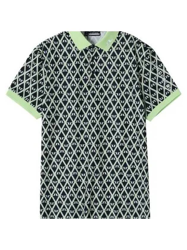 Tour Tech Reg Fit Print Polo GMJT09167 O500 Men's Tour Tech Regular Fit Polo - J.LINDEBERG - BALAAN 1