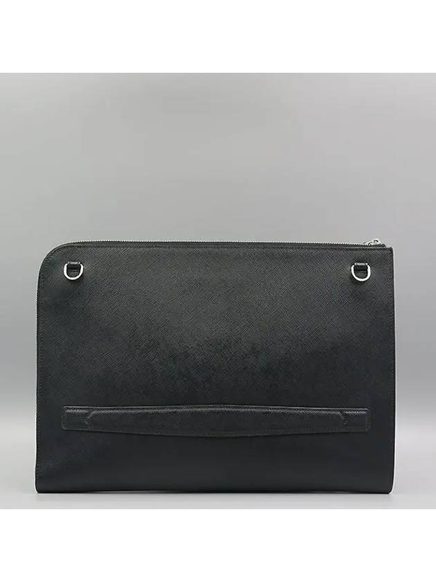 128557 Black Leather Sartorial Portfolio Clutch - MONTBLANC - BALAAN 4