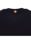 Wool Jersey 4-Bar Long Sleeve T-Shirt Navy - THOM BROWNE - BALAAN 9